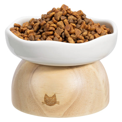 EggNest™ Elevated Cat Bowl – Cute Modern Feeding Dish