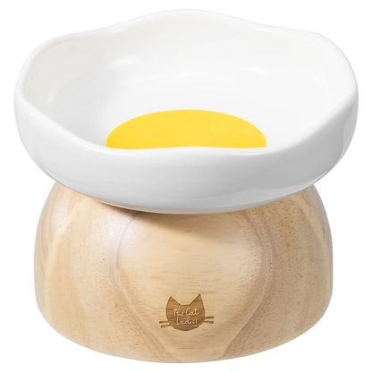 EggNest™ Elevated Cat Bowl – Cute Modern Feeding Dish
